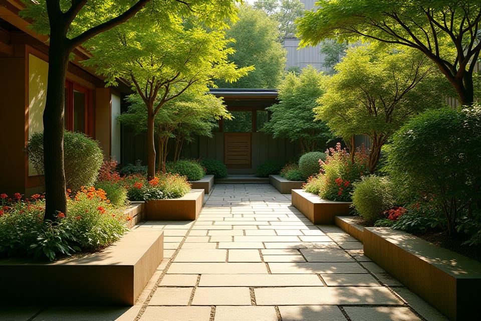 世田谷区邸宅のバリアフリーガーデン