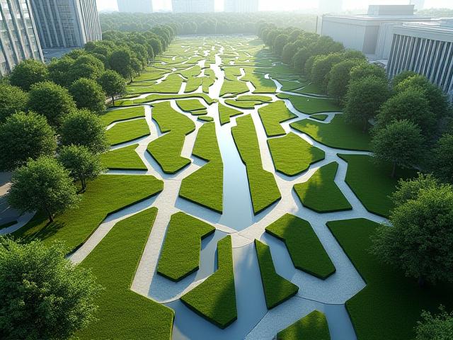 大規模なランドスケープ計画