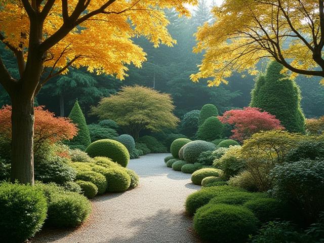 日本の四季を表現した植栽デザイン